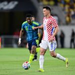 Moro in azione con la Croazia