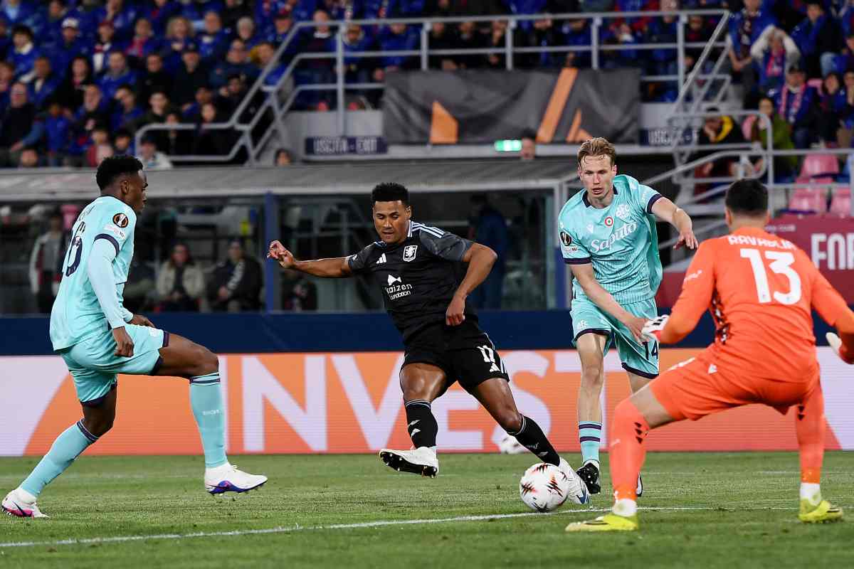 Il Bologna sbaglia, l’Aston Villa no: 1-3 al Dall’Ara. Watkins mattatore