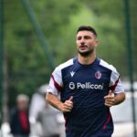 Orsolini in allenamento