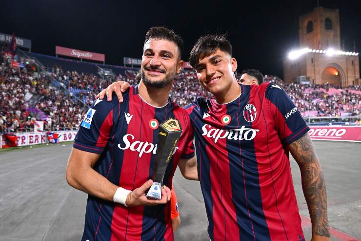 Orsolini e Castro a fine partita