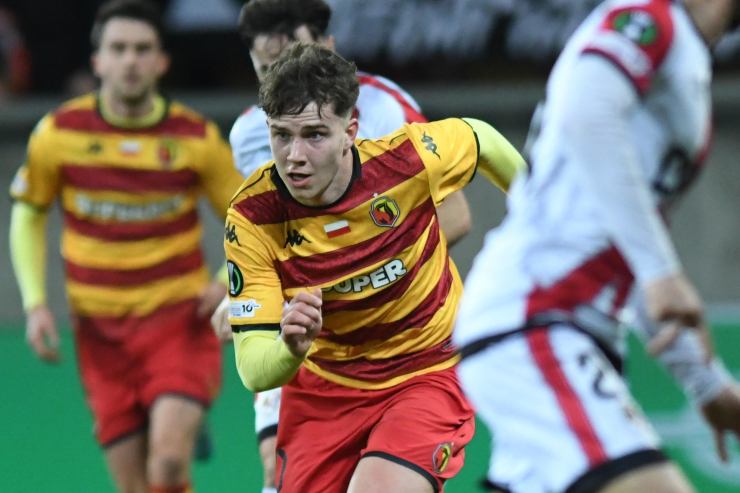 Oskar Pietuszewski con il Jagiellonia