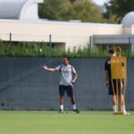 Palladino dirige l'allenamento