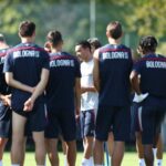 Palladino dirige l'allenamento