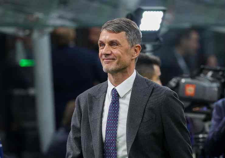 Paolo Maldini in primo piano