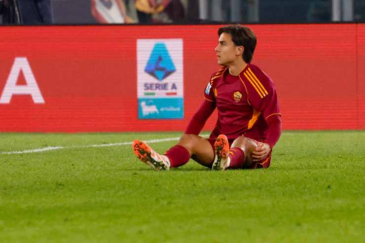 Paulo Dybala a terra