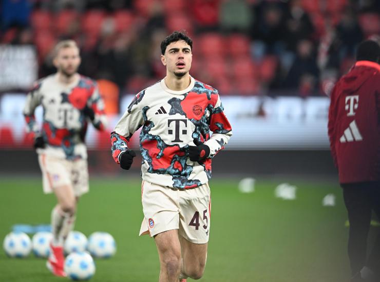 Pavlovic durante un riscaldamento