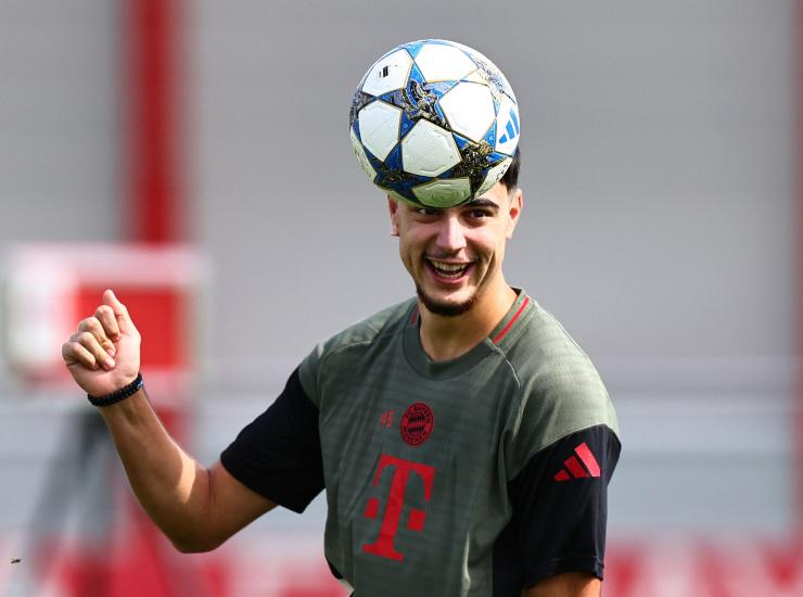 Pavlovic durante un allenamento