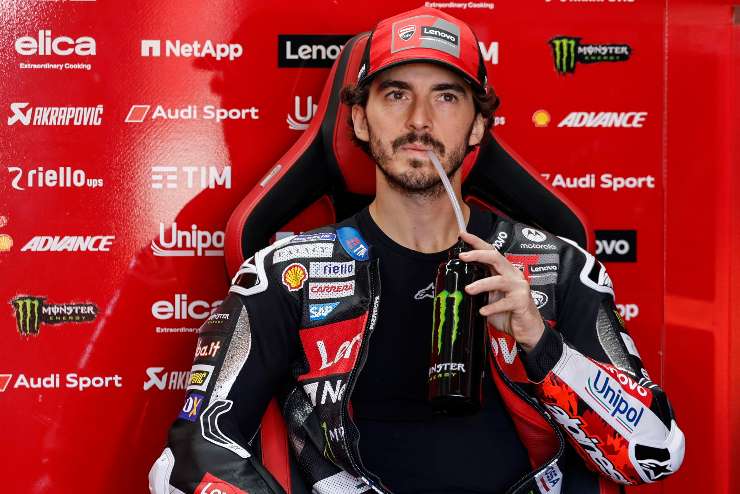 Pecco Bagnaia pensieroso