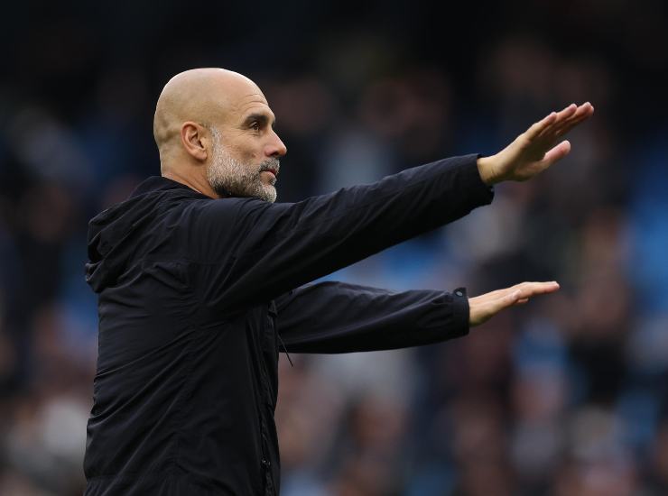 Guardiola durante una partita