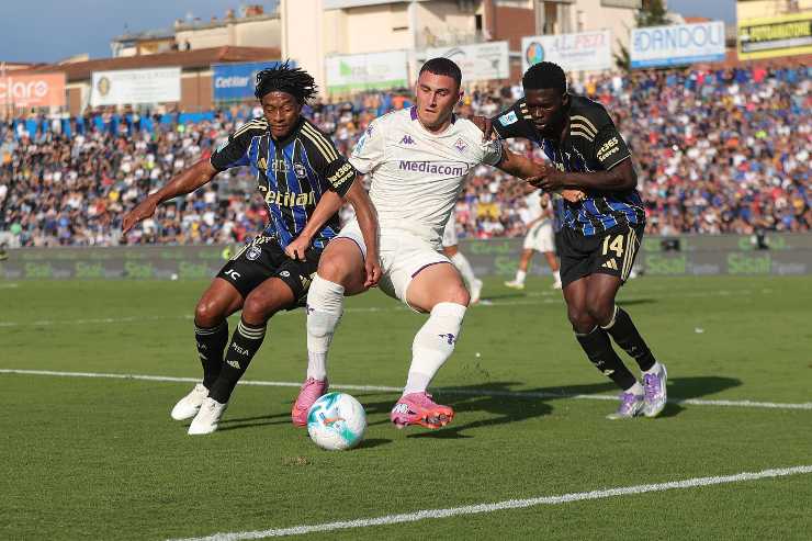 Pisa e Fiorentina in azione