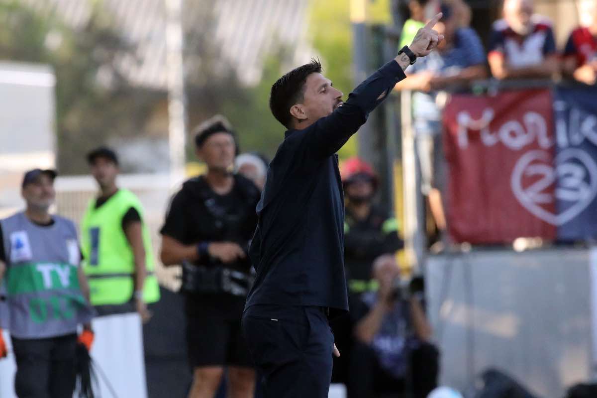 Fabio Pisacane durante Fiorentina-Cagliari