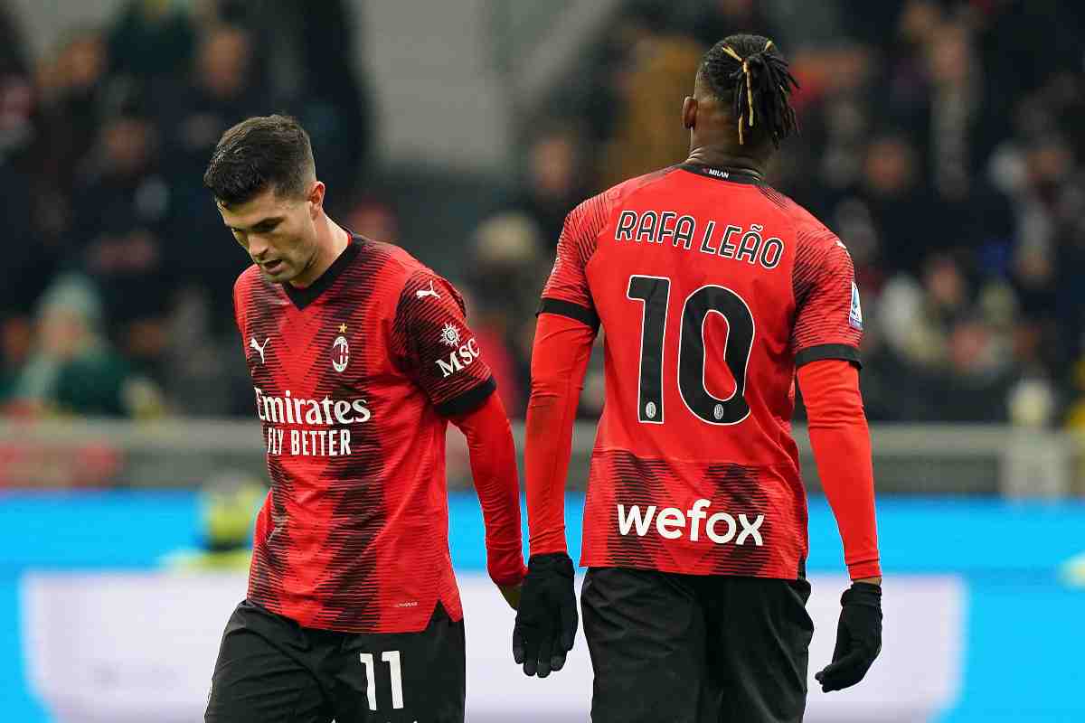 Pulisic insieme a Leao