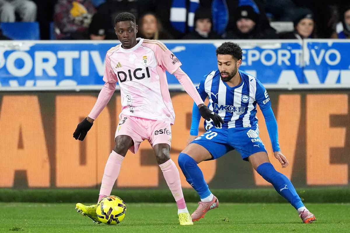 Rahim Alhassane durante Real Oviedo-Alaves