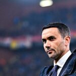 Raffaele Palladino durante Genoa-Atalanta (dicembre 2025)