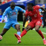 Rafa Leao in azione contro il Congo