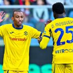 Belghali esulta dopo il gol