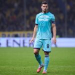 Remo Freuler in campo contro il Parma