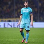 Freuler in azione durante Parma - Bologna