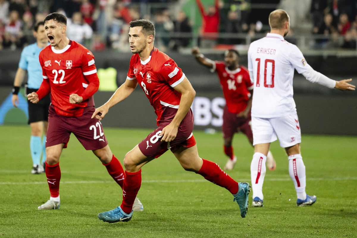 Remo Freuler con la maglia della Svizzera