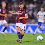 Remo Freuler in azione durante Bologna-Como