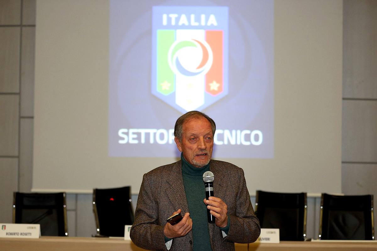 Renzo Ulivieri a Coverciano nel 2016