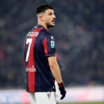 Riccardo Orsolini in primo piano