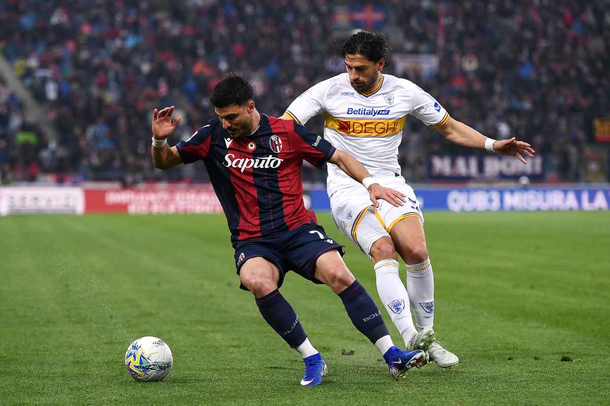 Orsolini contro il Lecce