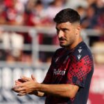 Orsolini nel riscaldamento