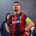 Riccardo Orsolini durante Bologna-Celtic di Europa League
