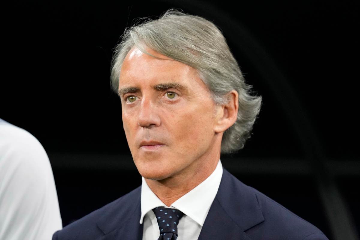 Roberto Mancini in primo piano