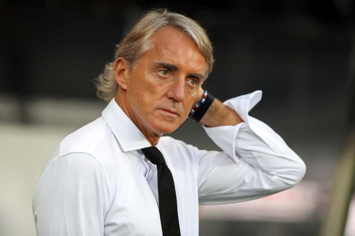 Mancini in primo piano