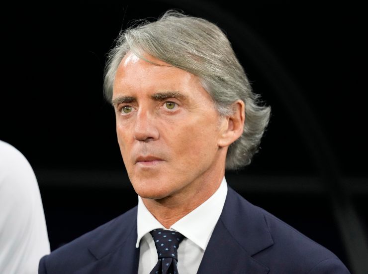 Mancini in primo piano