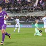 Piccoli esulta dopo il gol