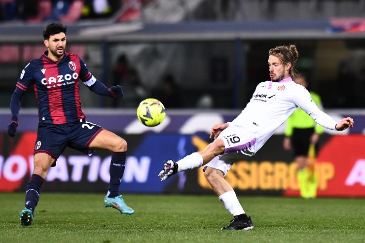 Soriano in azione contro la Cremonese