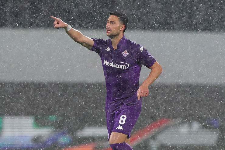 Rolando Mandragora esulta dopo un gol