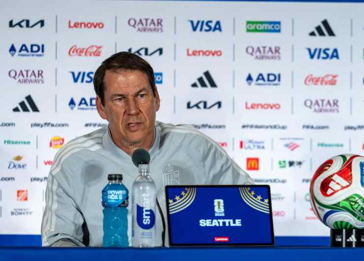 Rudi Garcia in conferenza stampa