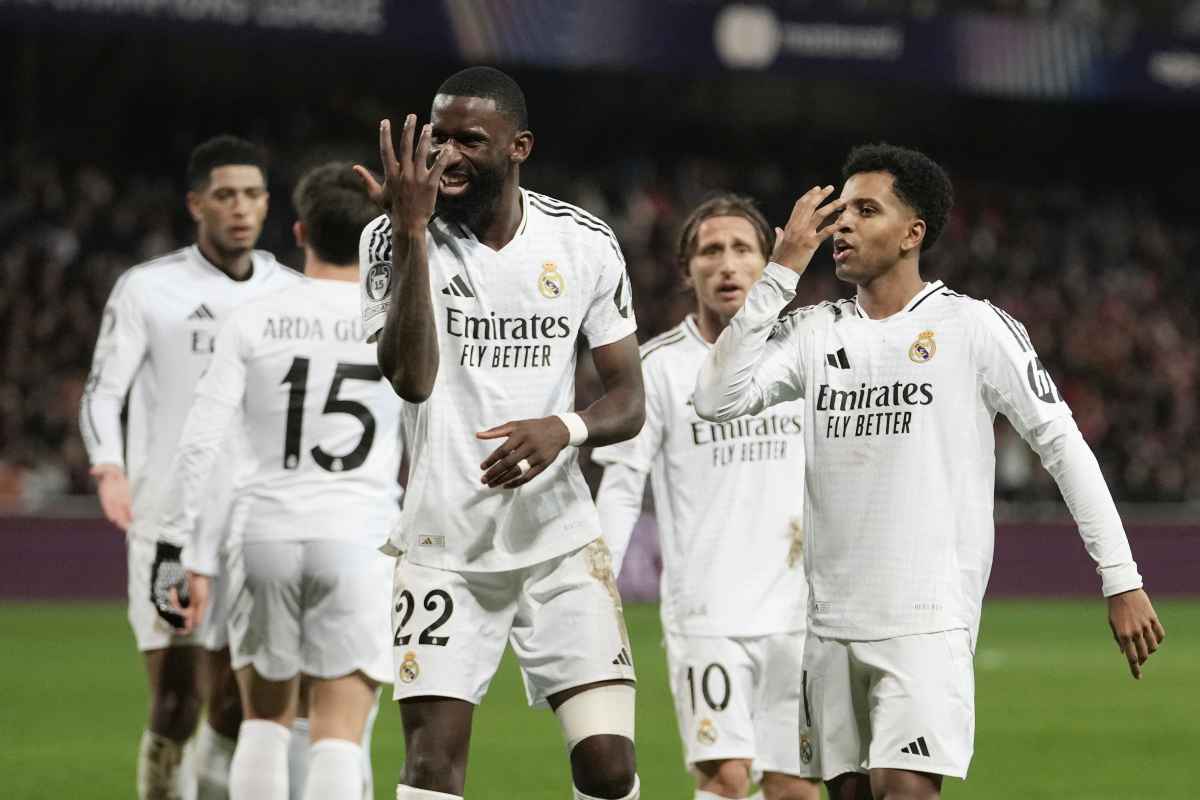 Rudiger esulta dopo una rete