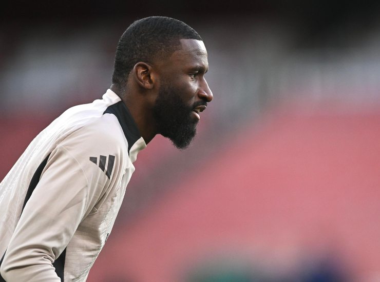 Rudiger in primo piano