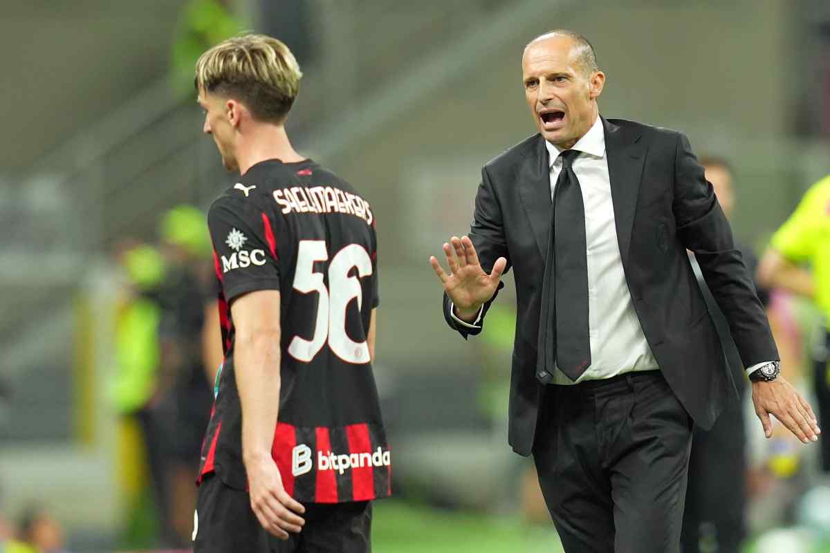 Saelemaekers insieme ad Allegri