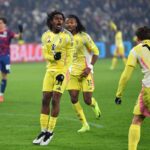 Mbangula esulta dopo il gol