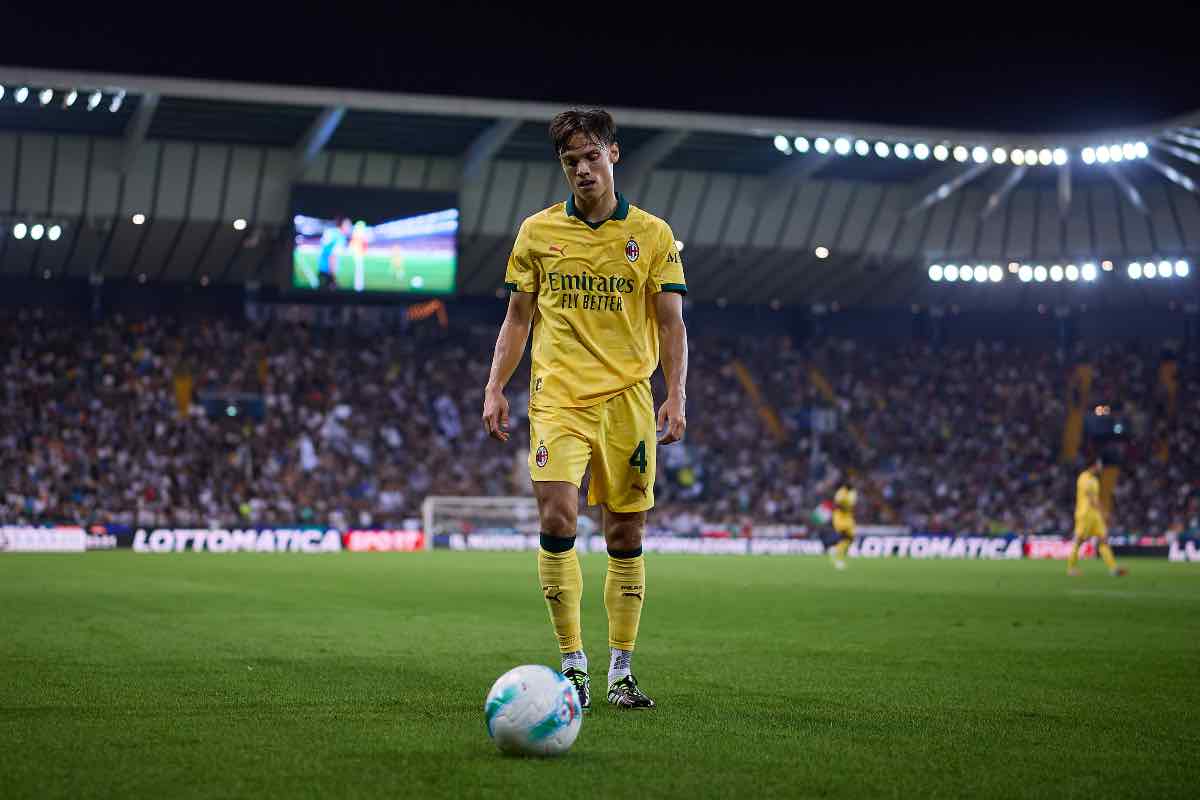 Samuele Ricci durante Udinese-Milan