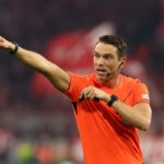 Sandro Scharer durante Bayern Monaco-Inter di Champions League (aprile 2025)