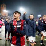 Castro esulta dopo la vittoria contro il Parma in Coppa Italia