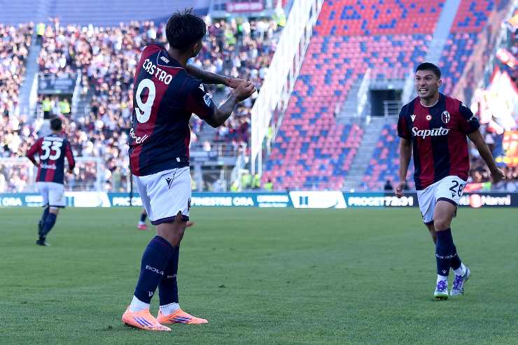 Castro esulta dopo il gol
