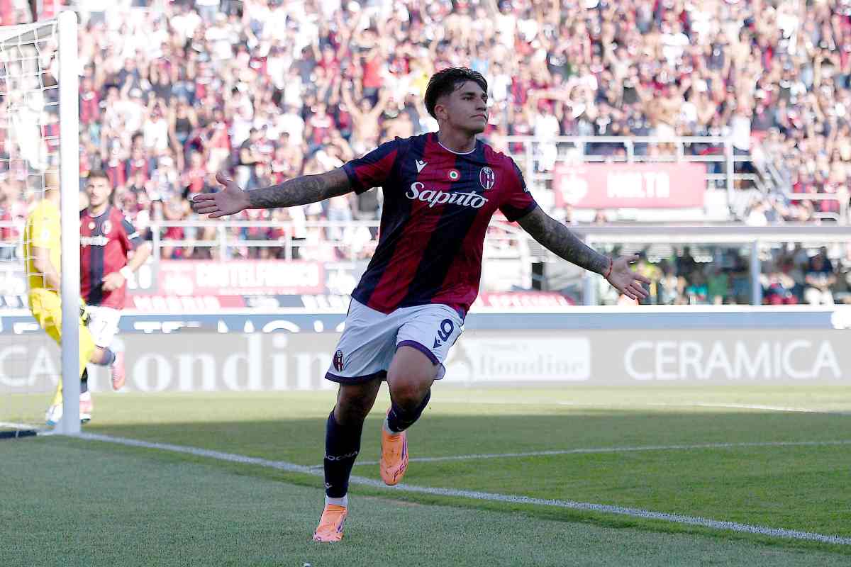 Castro esulta dopo il gol