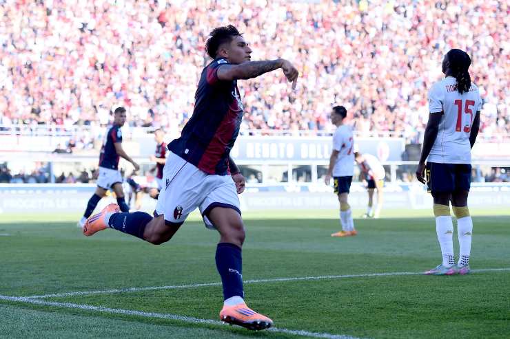 Castro esulta dopo il gol