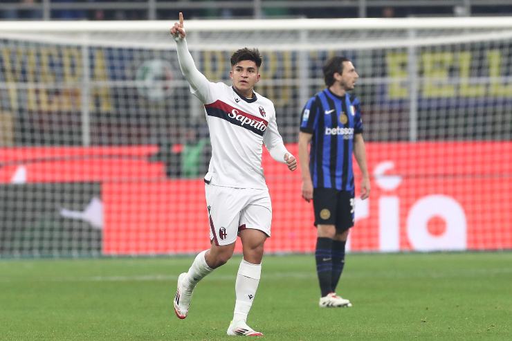 Castro esulta dopo il gol