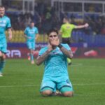 Castro esulta dopo il gol