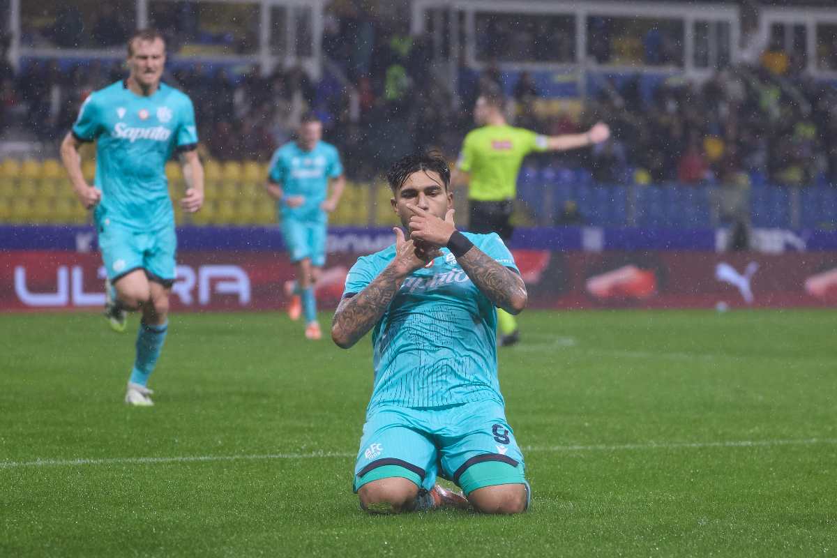 Castro esulta dopo il gol