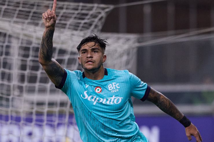 Castro esulta dopo il gol